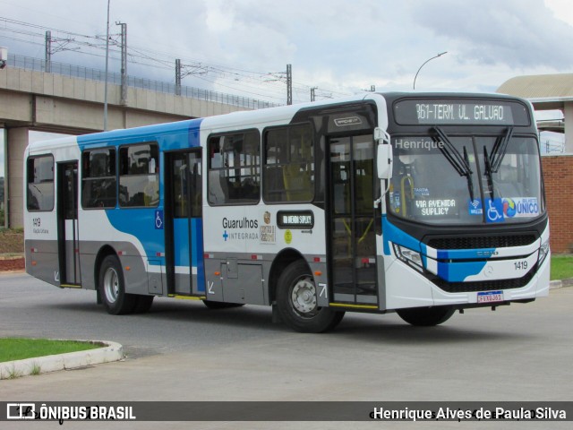 VUG - Viação Urbana Guarulhos 1419 na cidade de Guarulhos, São Paulo, Brasil, por Henrique Alves de Paula Silva. Número da foto: #11043287.
