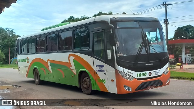 Jarumã Transportes Rodofluvial 1040 na cidade de Abaetetuba, Pará, Brasil, por Nikolas Henderson. Número da foto: #11042537.