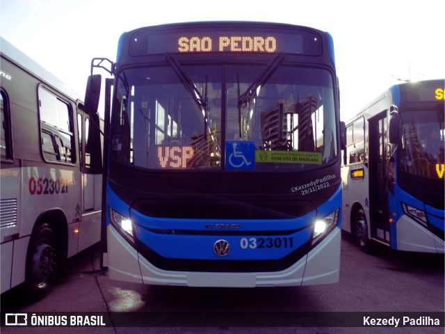 Viação São Pedro 0323011 na cidade de Manaus, Amazonas, Brasil, por Kezedy Padilha. Número da foto: #11042381.