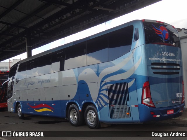 Expresso Imperial 8030 na cidade de Trindade, Goiás, Brasil, por Douglas Andrez. Número da foto: #11042721.