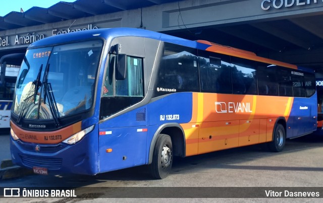 Evanil Transportes e Turismo RJ 132.073 na cidade de Rio de Janeiro, Rio de Janeiro, Brasil, por Vitor Dasneves. Número da foto: #11042427.