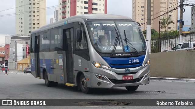 Transcooper > Norte Buss 2 6168 na cidade de São Paulo, São Paulo, Brasil, por Roberto Teixeira. ID da foto: 11042728.