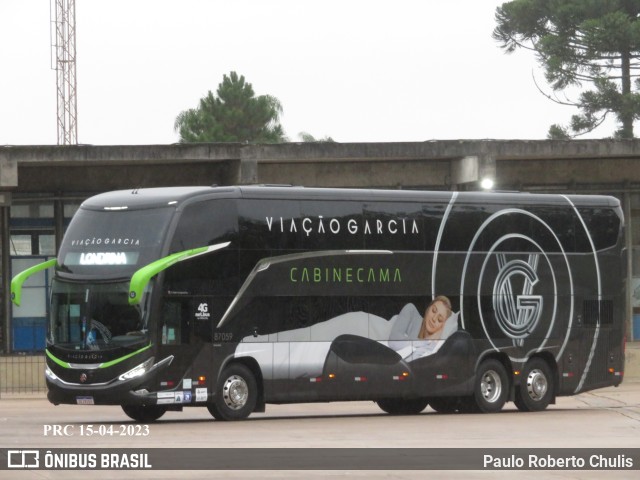 Viação Garcia 87059 na cidade de Curitiba, Paraná, Brasil, por Paulo Roberto Chulis. Número da foto: #11043170.