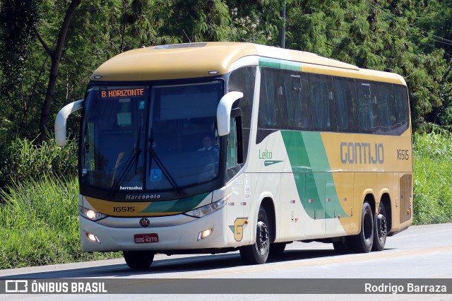 Empresa Gontijo de Transportes 16515 na cidade de Sabará, Minas Gerais, Brasil, por Rodrigo Barraza. ID da foto: 11041550.