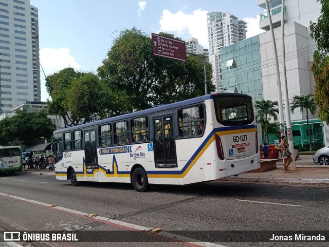 Belém Rio Transportes BD-037 na cidade de Belém, Pará, Brasil, por Jonas Miranda. Número da foto: #11044558.