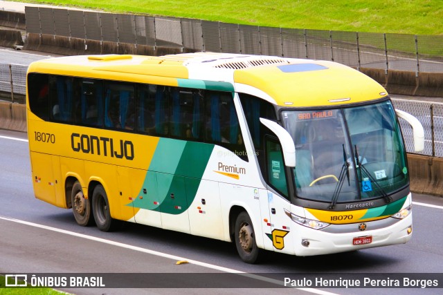 Empresa Gontijo de Transportes 18070 na cidade de Resende, Rio de Janeiro, Brasil, por Paulo Henrique Pereira Borges. Número da foto: #11046053.