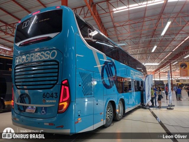 Auto Viação Progresso 6043 na cidade de Caruaru, Pernambuco, Brasil, por Leon Oliver. ID da foto: 11044140.