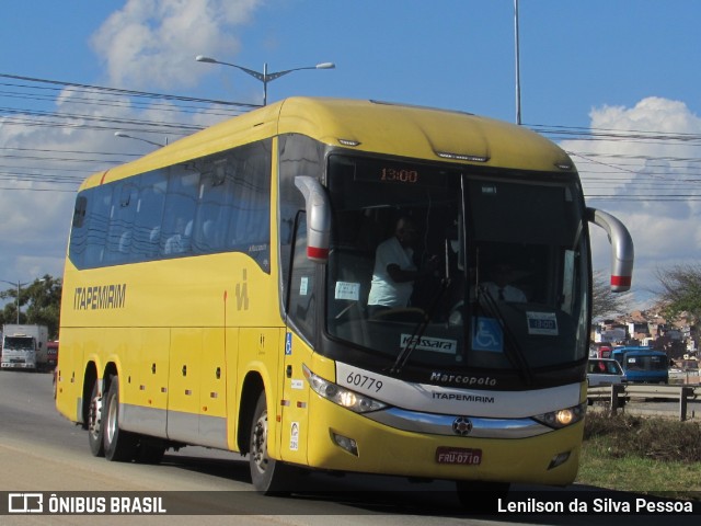 Viação Itapemirim 60779 na cidade de Caruaru, Pernambuco, Brasil, por Lenilson da Silva Pessoa. ID da foto: 11045227.