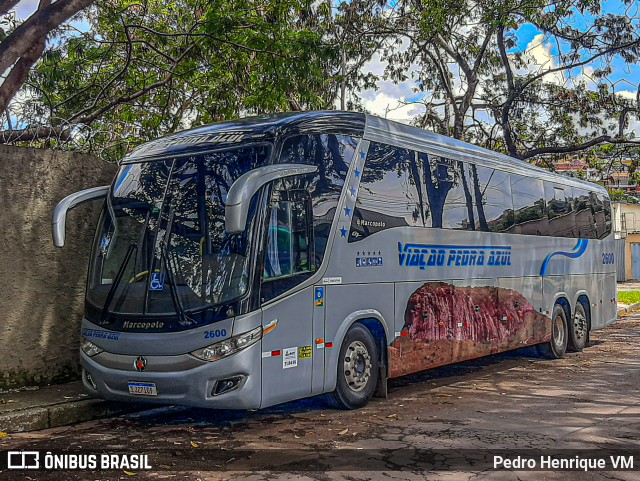 Viação Pedra Azul 2600 na cidade de Belo Horizonte, Minas Gerais, Brasil, por Pedro Henrique VM. ID da foto: 11044733.