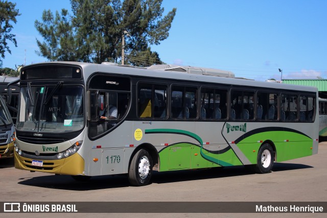 Turin Transportes 1170 na cidade de Ouro Branco, Minas Gerais, Brasil, por Matheus Henrique. Número da foto: #11044939.