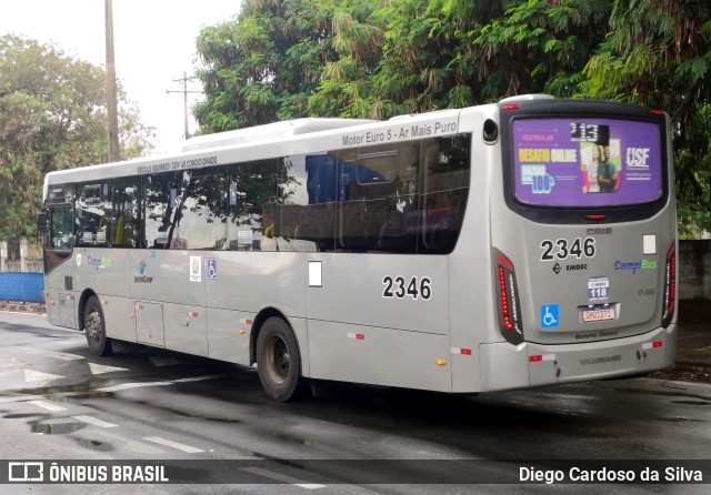 Expresso CampiBus 2346 na cidade de Campinas, São Paulo, Brasil, por Diego Cardoso da Silva. Número da foto: #11043974.