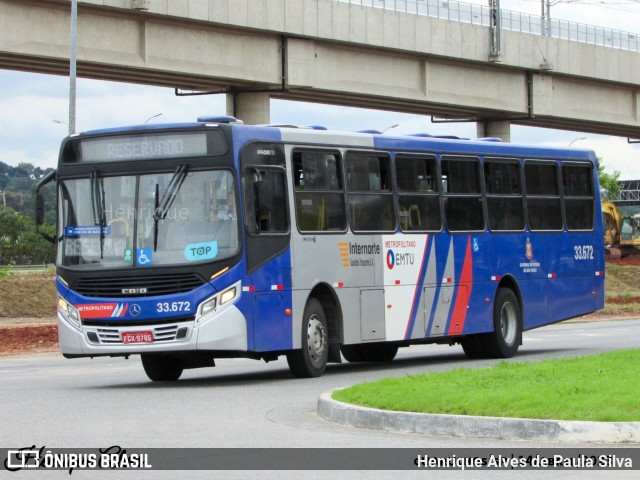 Guarulhos Transportes 33.672 na cidade de Guarulhos, São Paulo, Brasil, por Henrique Alves de Paula Silva. Número da foto: #11045344.