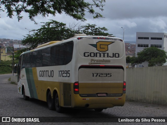 Empresa Gontijo de Transportes 17235 na cidade de Caruaru, Pernambuco, Brasil, por Lenilson da Silva Pessoa. ID da foto: 11045201.