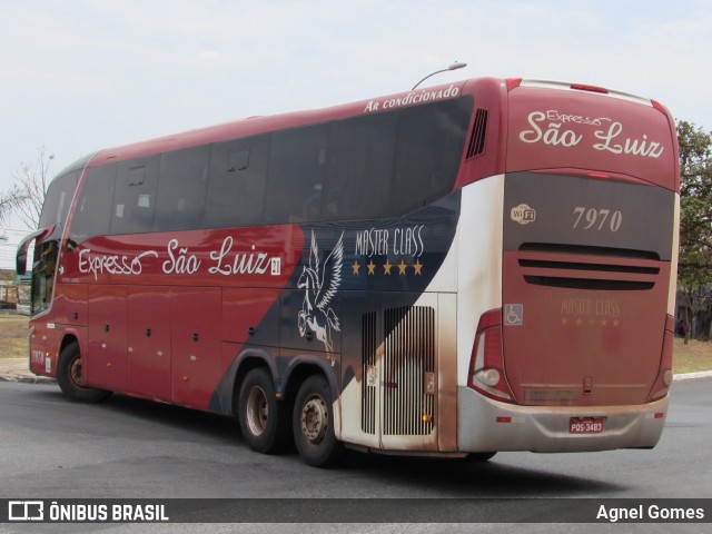 Expresso São Luiz 7970 na cidade de Brasília, Distrito Federal, Brasil, por Agnel Gomes. Número da foto: #11043731.