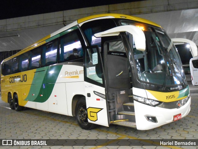 Empresa Gontijo de Transportes 19515 na cidade de Belo Horizonte, Minas Gerais, Brasil, por Hariel Bernades. Número da foto: #11045064.