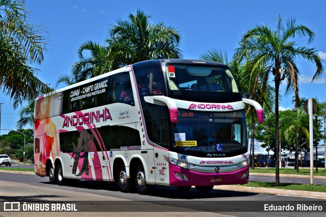 Empresa de Transportes Andorinha 7402 na cidade de Campo Grande, Mato Grosso do Sul, Brasil, por Eduardo Ribeiro. ID da foto: 11044095.