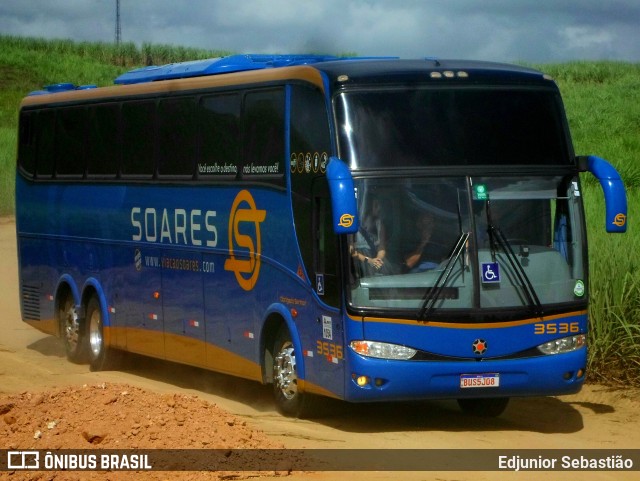 Soares Turismo e Fretamento 3536 na cidade de Paudalho, Pernambuco, Brasil, por Edjunior Sebastião. Número da foto: #11044555.