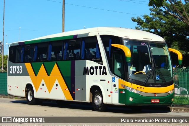 Viação Motta 31723 na cidade de São Paulo, São Paulo, Brasil, por Paulo Henrique Pereira Borges. Número da foto: #11045793.