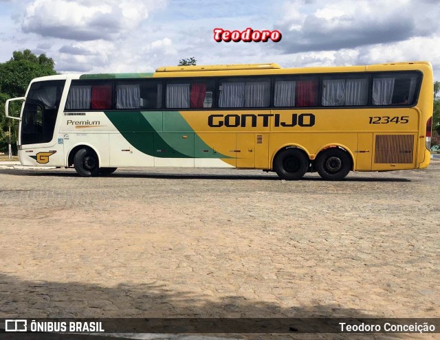 Empresa Gontijo de Transportes 12345 na cidade de Jeremoabo, Bahia, Brasil, por Teodoro Conceição. ID da foto: 11045881.