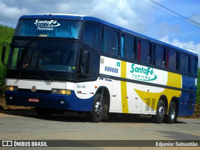 Santa Fé Turismo 9950 na cidade de Paudalho, Pernambuco, Brasil, por Edjunior Sebastião. ID da foto: 11044307.