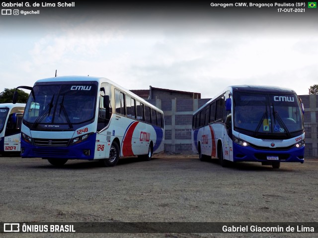 CMW Transportes 1248 na cidade de Bragança Paulista, São Paulo, Brasil, por Gabriel Giacomin de Lima. ID da foto: 11045929.