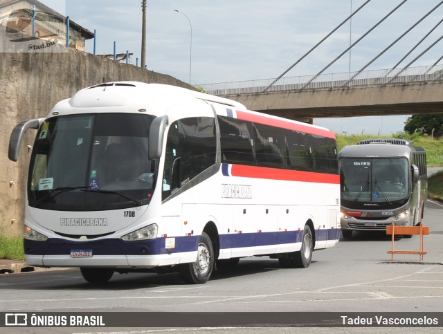 Viação Piracicabana 1708 na cidade de Campinas, São Paulo, Brasil, por Tadeu Vasconcelos. ID da foto: 11045276.