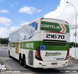 Empresa Gontijo de Transportes 21670 na cidade de Aracaju, Sergipe, Brasil, por Eder C.  Silva. Número da foto: #11044787.