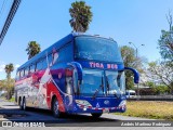 Tica Bus Transportes Internacionales Centroamericanos E17 na cidade de La Uruca, San José, San José, Costa Rica, por Andrés Martínez Rodríguez. ID da foto: :id.