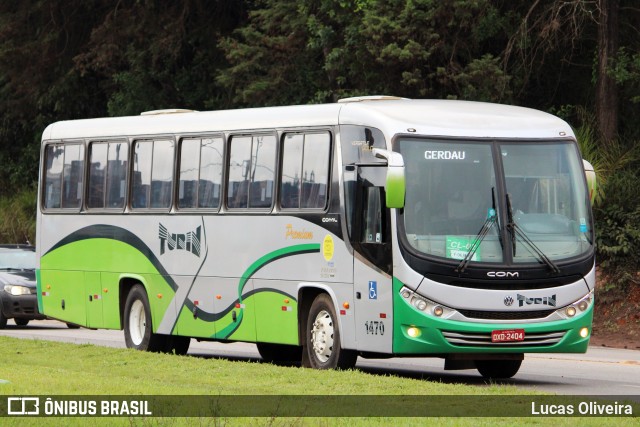 Turin Transportes 1470 na cidade de Conselheiro Lafaiete, Minas Gerais, Brasil, por Lucas Oliveira. Número da foto: #11047340.
