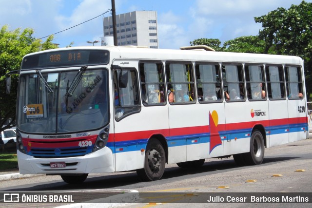 Transporte Tropical 4230 na cidade de Aracaju, Sergipe, Brasil, por Julio Cesar  Barbosa Martins. Número da foto: #11046575.