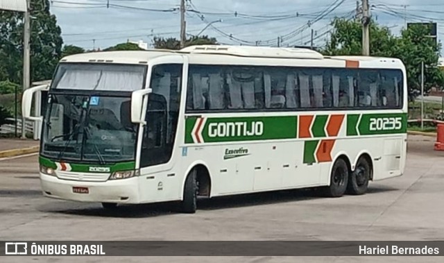 Empresa Gontijo de Transportes 20235 na cidade de Betim, Minas Gerais, Brasil, por Hariel Bernades. Número da foto: #11048472.