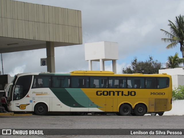 Empresa Gontijo de Transportes 14080 na cidade de Caruaru, Pernambuco, Brasil, por Lenilson da Silva Pessoa. ID da foto: 11047536.