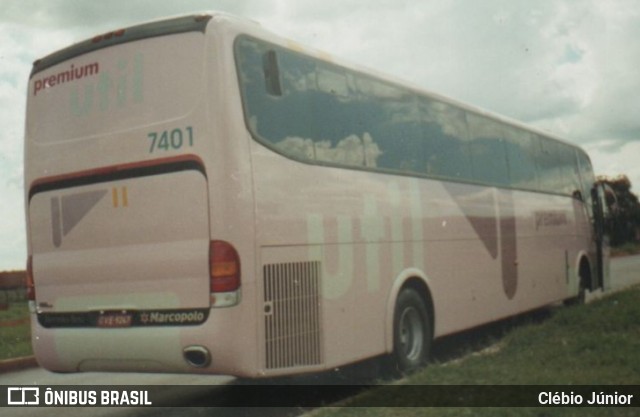 UTIL - União Transporte Interestadual de Luxo 7401 na cidade de Brasília, Distrito Federal, Brasil, por Clébio Júnior. ID da foto: 11048207.