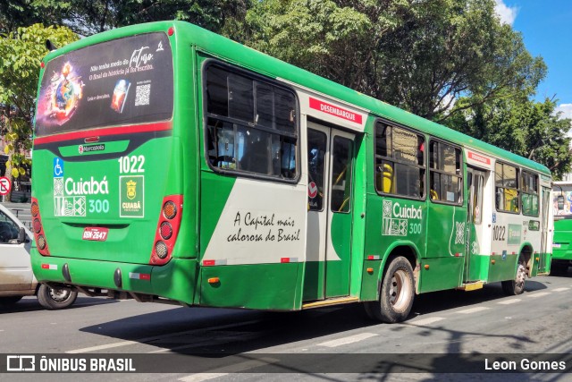 Viação Paraense Cuiabá Transportes 1022 na cidade de Cuiabá, Mato Grosso, Brasil, por Leon Gomes. Número da foto: #11048486.