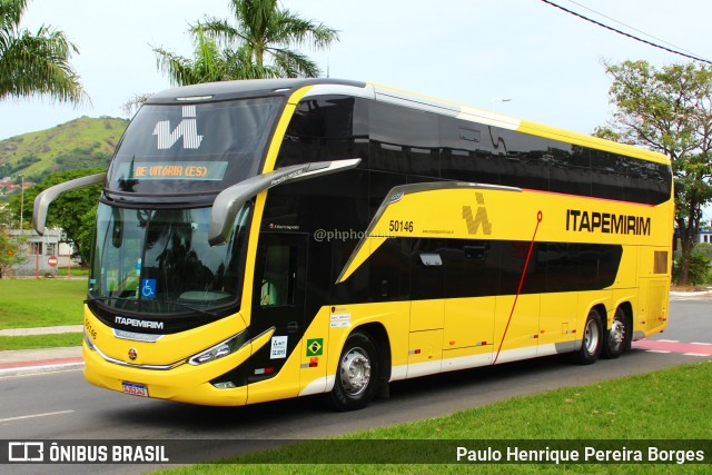 Viação Nova Itapemirim 50146 na cidade de Vitória, Espírito Santo, Brasil, por Paulo Henrique Pereira Borges. Número da foto: #11048105.