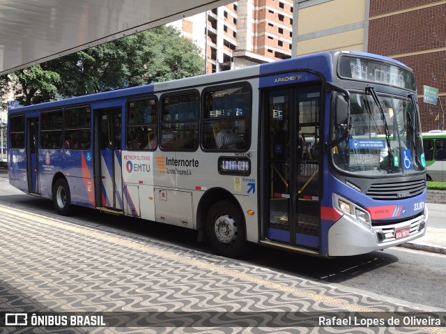 Guarulhos Transportes 33.801 na cidade de Guarulhos, São Paulo, Brasil, por Rafael Lopes de Oliveira. ID da foto: 11047018.