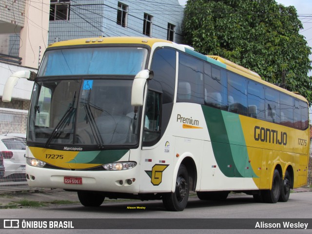 Empresa Gontijo de Transportes 17275 na cidade de Fortaleza, Ceará, Brasil, por Alisson Wesley. ID da foto: 11050105.