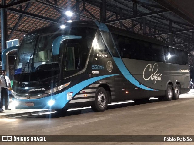 Empresa de Ônibus Nossa Senhora da Penha 53015 na cidade de Embu das Artes, São Paulo, Brasil, por Fábio Paixão. ID da foto: 11049029.