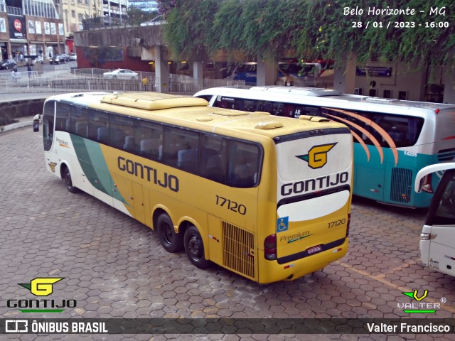 Empresa Gontijo de Transportes 17120 na cidade de Belo Horizonte, Minas Gerais, Brasil, por Valter Francisco. ID da foto: 11048707.