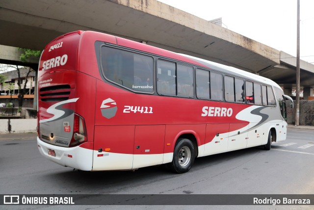 Viação Serro 24411 na cidade de Belo Horizonte, Minas Gerais, Brasil, por Rodrigo Barraza. Número da foto: #11049444.
