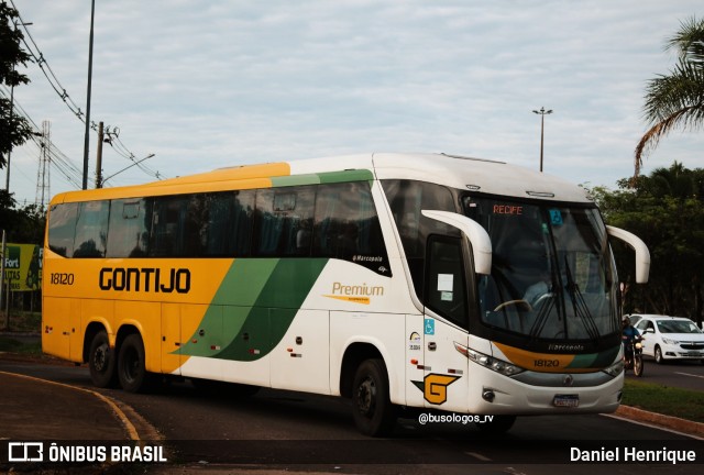 Empresa Gontijo de Transportes 18120 na cidade de Campo Grande, Mato Grosso do Sul, Brasil, por Daniel Henrique. Número da foto: #11049871.