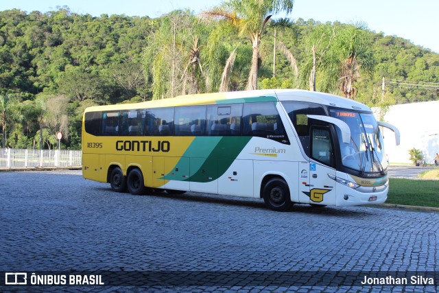 Empresa Gontijo de Transportes 18395 na cidade de Juiz de Fora, Minas Gerais, Brasil, por Jonathan Silva. ID da foto: 11048784.