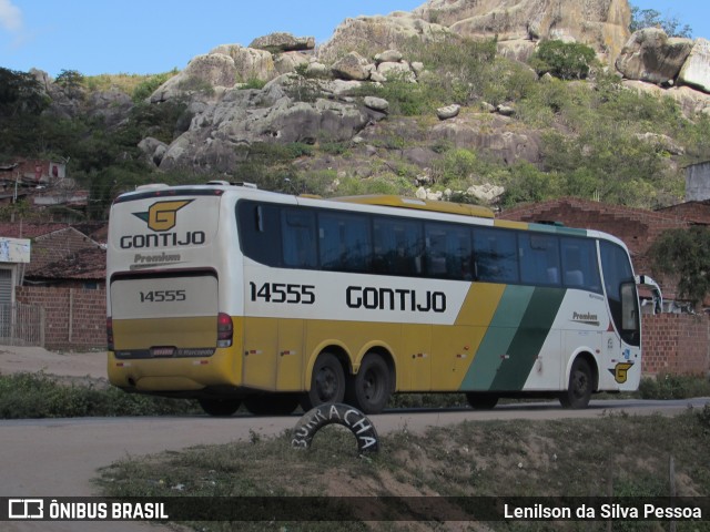 Empresa Gontijo de Transportes 14555 na cidade de Caruaru, Pernambuco, Brasil, por Lenilson da Silva Pessoa. ID da foto: 11050159.