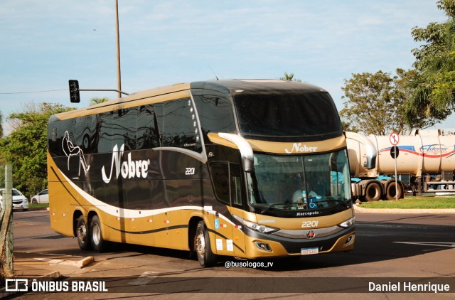 Nobre Turismo 2201 na cidade de Campo Grande, Mato Grosso do Sul, Brasil, por Daniel Henrique. Número da foto: #11049825.