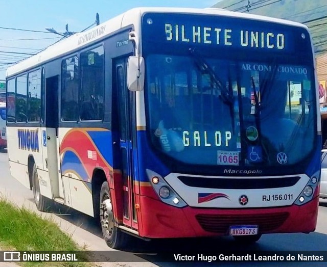 Transportadora Tinguá RJ 156.011 na cidade de Nova Iguaçu, Rio de Janeiro, Brasil, por Victor Hugo Gerhardt Leandro de Nantes. Número da foto: #11048892.