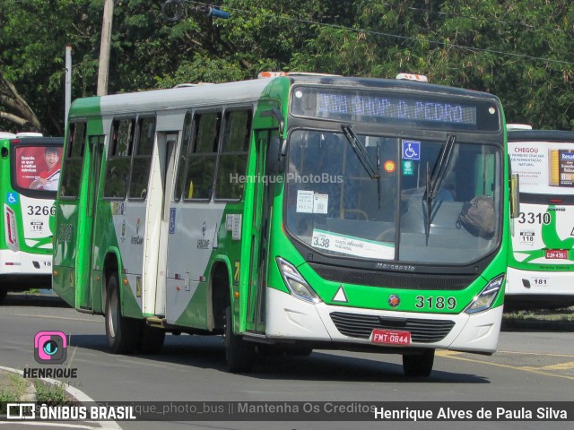 VB Transportes e Turismo 3189 na cidade de Campinas, São Paulo, Brasil, por Henrique Alves de Paula Silva. Número da foto: #11005955.