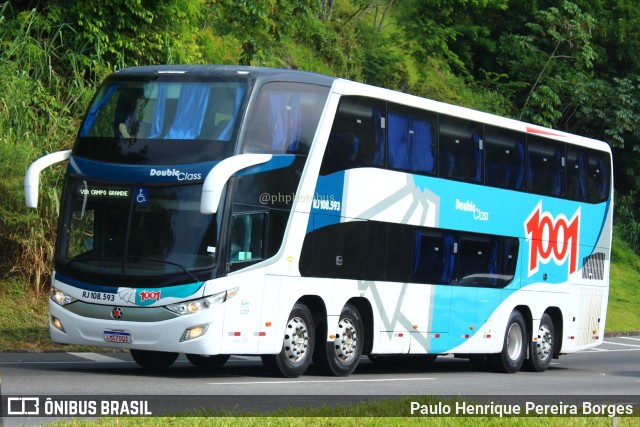 Auto Viação 1001 RJ 108.593 na cidade de Piraí, Rio de Janeiro, Brasil, por Paulo Henrique Pereira Borges. Número da foto: #11004636.