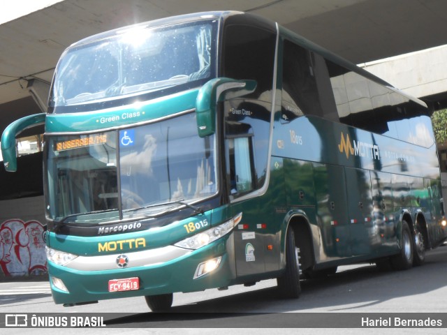 Viação Motta 18015 na cidade de Belo Horizonte, Minas Gerais, Brasil, por Hariel Bernades. ID da foto: 11004740.