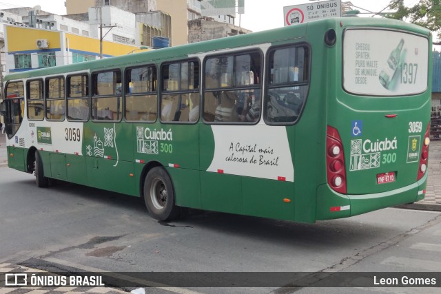 Expresso Caribus Transportes 3059 na cidade de Cuiabá, Mato Grosso, Brasil, por Leon Gomes. Número da foto: #11003357.