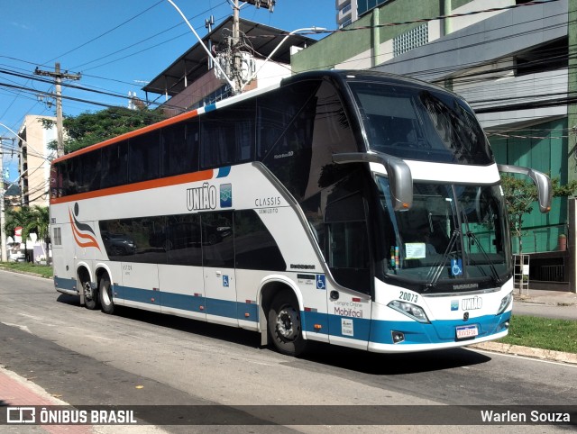 Expresso União 20073 na cidade de Cachoeiro de Itapemirim, Espírito Santo, Brasil, por Warlen Souza. Número da foto: #11003292.